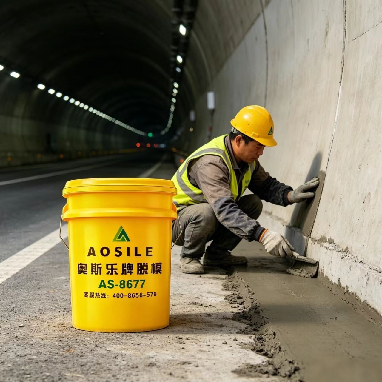 Aosile AS-8677 Tunnel Secondary Lining Concrete Release Agent Manufacturer - Image 3
